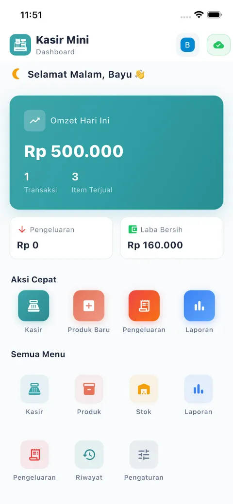Kasir Mini screenshot