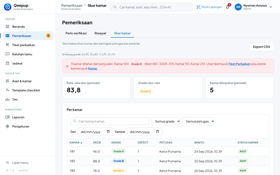 Qeepup screenshot 1